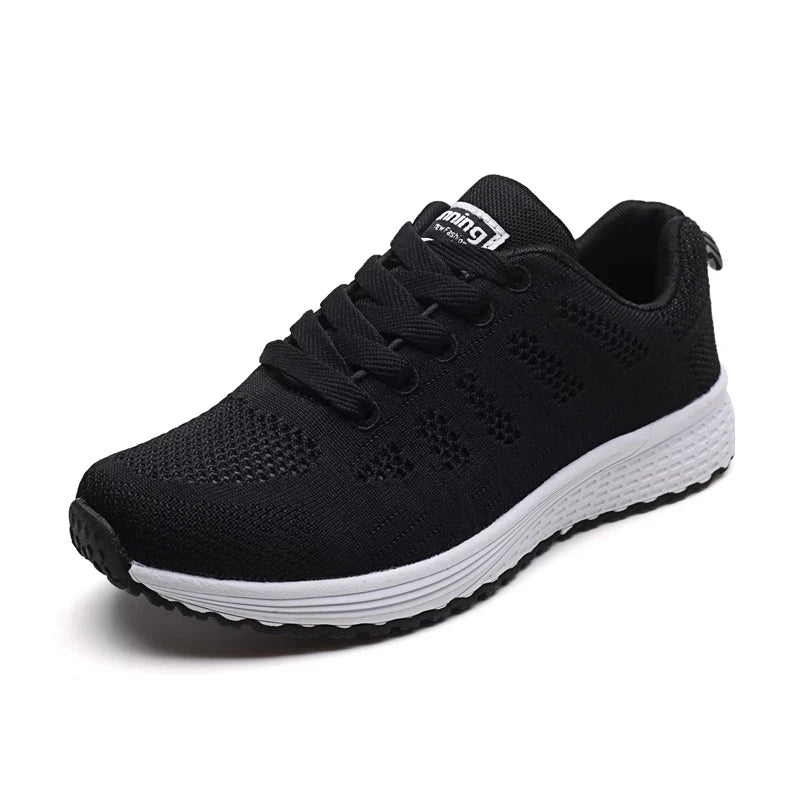 Fashion Breathable Walking Mesh Flat Shoes