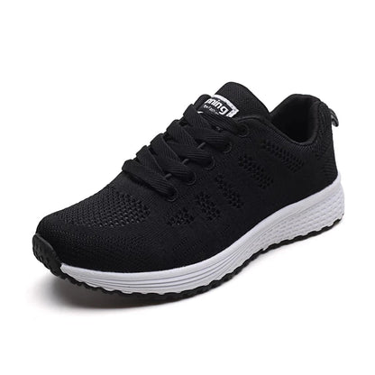 Fashion Breathable Walking Mesh Flat Shoes
