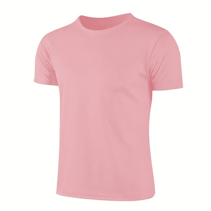 Men Women Quick Dry Short Sleeve Sport T Shirt Gym