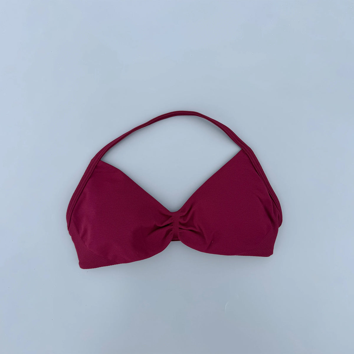 Strappy Bra Gym Top Women High Support Thin Strap Seamless Halter Sports Bras Scrunch Workout Yoga Underwear With Pads