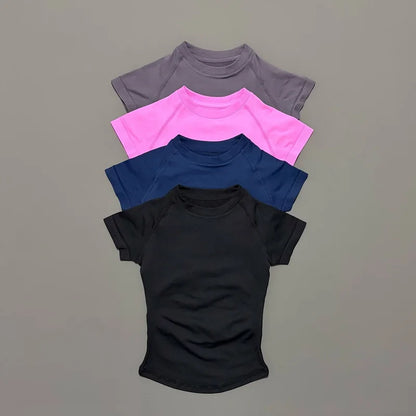 Yoga Leotard Clothing Women Running Sports T Shirt Workout Shirts Fitness Sports Vest