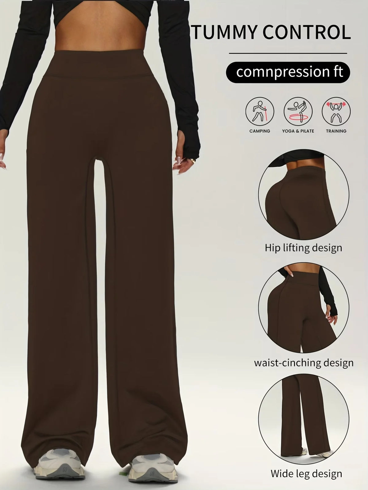 Sports Straight Wide Leg Pants Ultra Soft Butter
