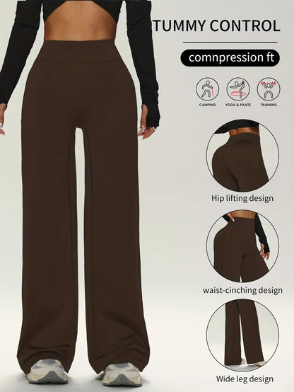 Sports Straight Wide Leg Pants Ultra Soft Butter
