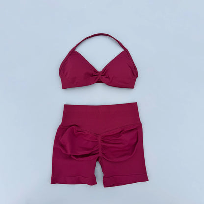 Running Sportswear Woman Seamless Yoga Set