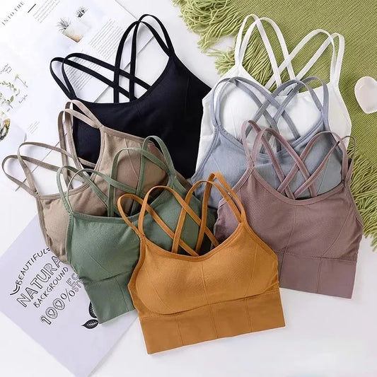 Sexy Tops back cross strap tank