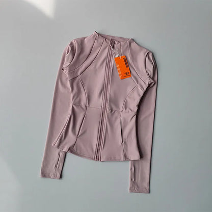 Outdoor Sports Long Sleeved Women Slim Yoga Clothes