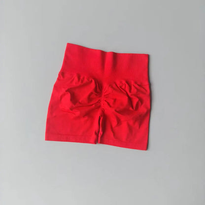 Peach Hip Lifting Sports Shorts Women High Waist and Waist Tightening Slimming Running Hip Speed Drying Three Point Tight Pants