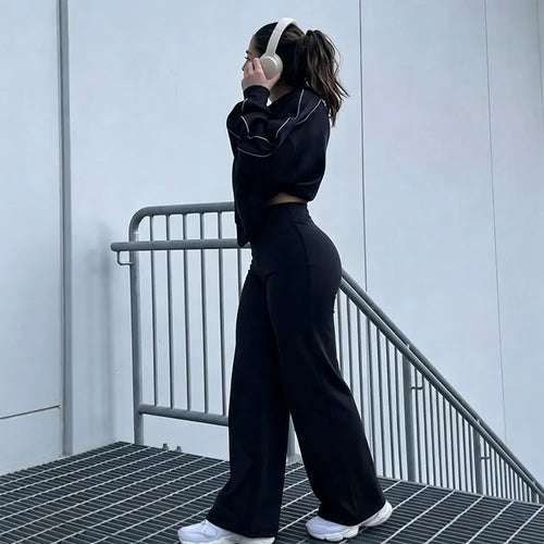 Sports Straight Wide Leg Pants Ultra Soft Butter