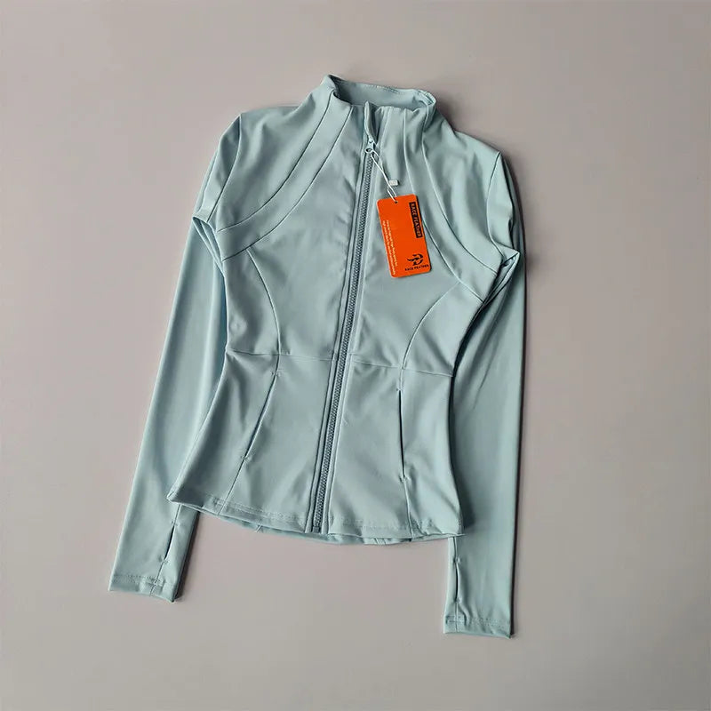 Outdoor Sports Long Sleeved Women Slim Yoga Clothes