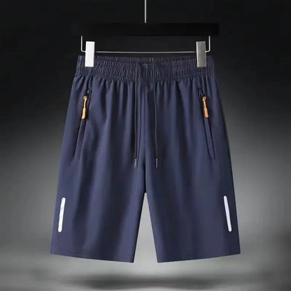 Men Shorts Ice Silk Running Gym Sport Shorts