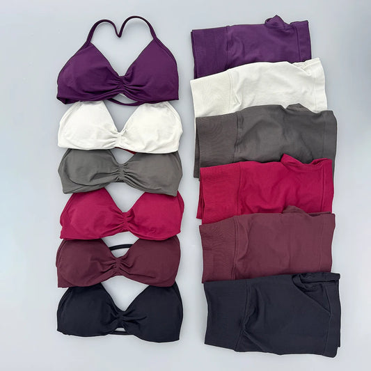 Running Sportswear Woman Seamless Yoga Set