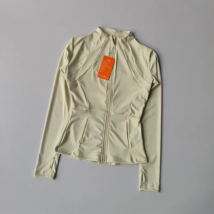 Outdoor Sports Long Sleeved Women Slim Yoga Clothes