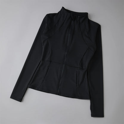Yoga Clothes Windbreaker Sportswear Woman Running Long Sleeve Sweatshirt