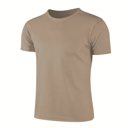 Men Women Quick Dry Short Sleeve Sport T Shirt Gym