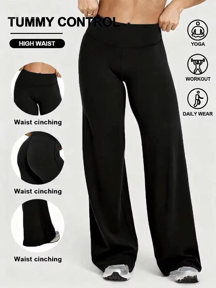 Sports Straight Wide Leg Pants Ultra Soft Butter