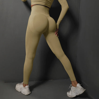 Running Hip Lift Yoga Pants Highly Elastic Gym Leggings