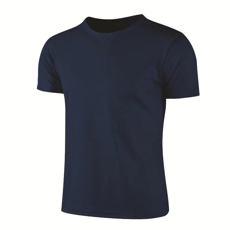 Men Women Quick Dry Short Sleeve Sport T Shirt Gym