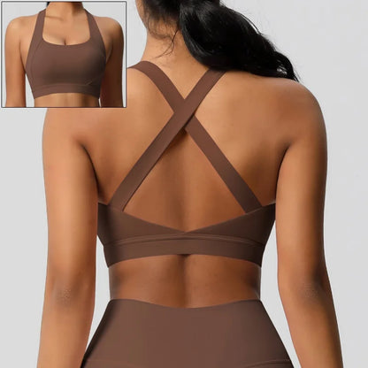 Cloud Hide Front Zipper Sports Bra Women Underwear Push Up Yoga Crop Top Bras Solid Athletic Vest Gym Fitness Shirt Sportswear