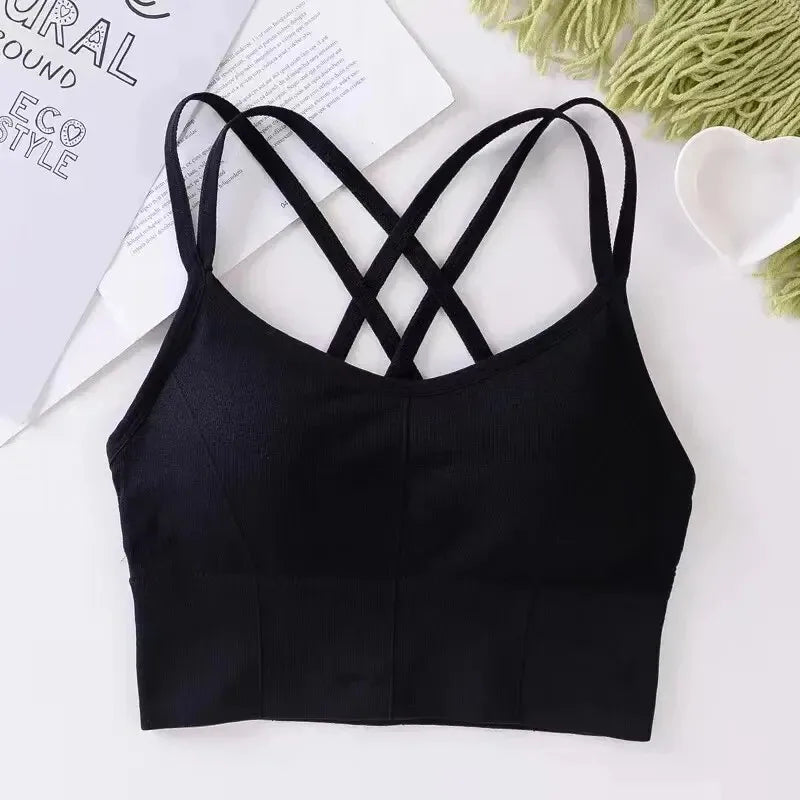 Sexy Tops back cross strap tank