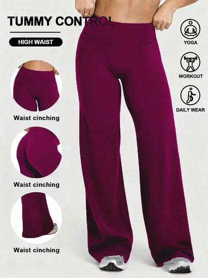 Sports Straight Wide Leg Pants Ultra Soft Butter