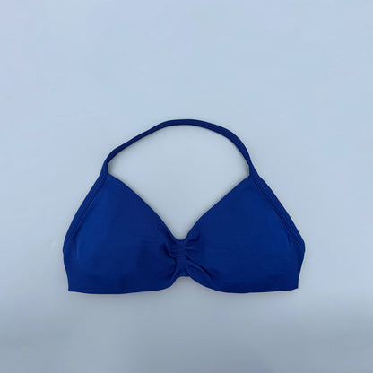 Strappy Bra Gym Top Women High Support Thin Strap Seamless Halter Sports Bras Scrunch Workout Yoga Underwear With Pads