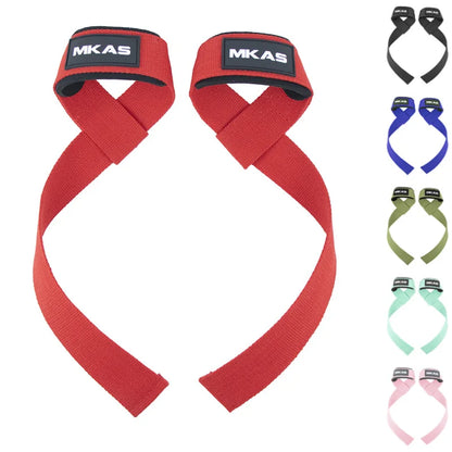 1Pair Non-slip Strap Gym Dumbbell Workout Weights Lifting Straps