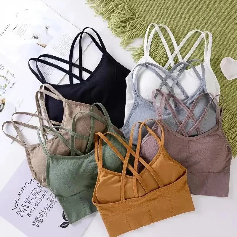 Sexy Tops back cross strap tank