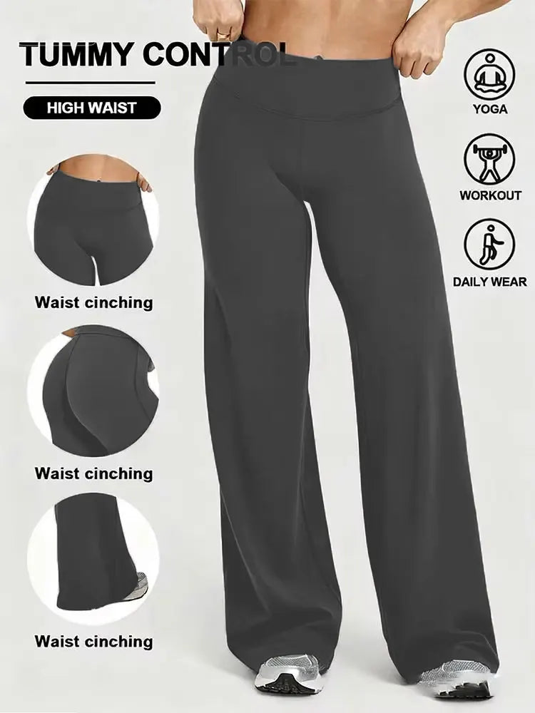 Sports Straight Wide Leg Pants Ultra Soft Butter