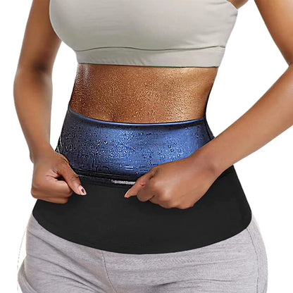 1pcs Waist Trimmer Sauna Sweat Wrap Belt Band for Workout Exercise Bodybuilding Lower Sauna Suit Sweat Belt Belly