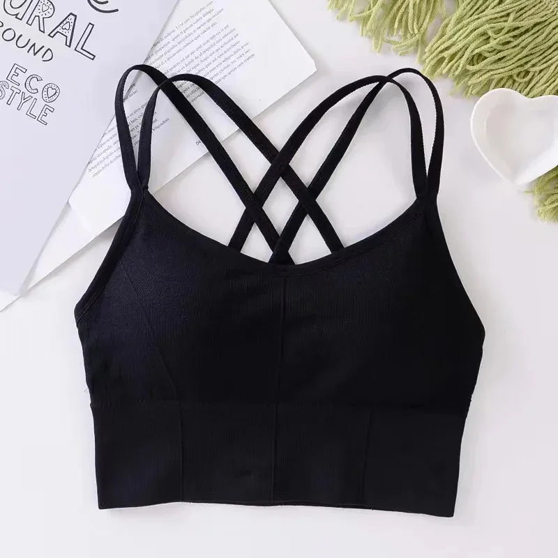 Sexy Tops back cross strap tank