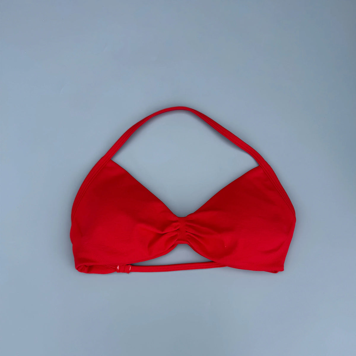 Strappy Bra Gym Top Women High Support Thin Strap Seamless Halter Sports Bras Scrunch Workout Yoga Underwear With Pads