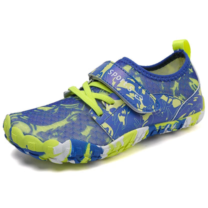 Children's Anti-cut Anti-slip Wear-resistant Rubber-soled Wading Shoes Beach Sandals Quick-drying Pool Shoes Outdoor Water Playi