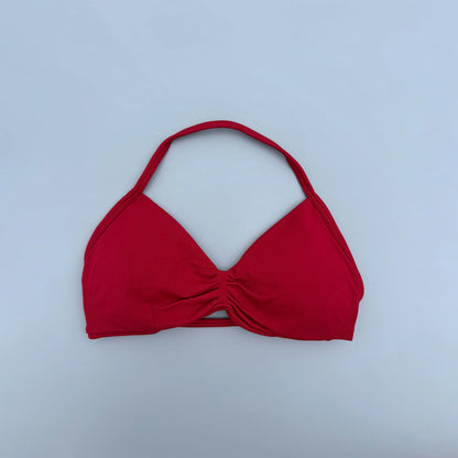 Strappy Bra Gym Top Women High Support Thin Strap Seamless Halter Sports Bras Scrunch Workout Yoga Underwear With Pads