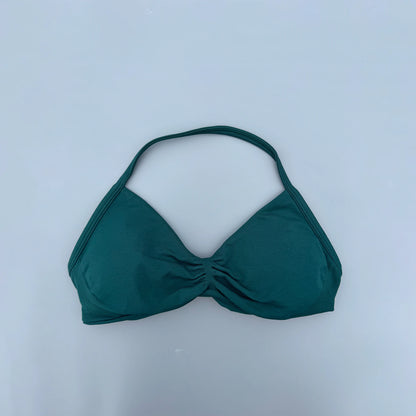 Strappy Bra Gym Top Women High Support Thin Strap Seamless Halter Sports Bras Scrunch Workout Yoga Underwear With Pads