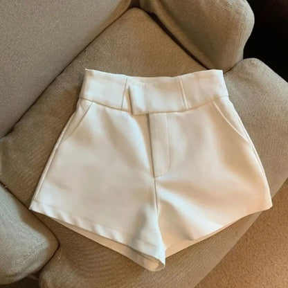 High Waisted Shorts A Line Slim Casual Hot Girl Straight Pants Sexy