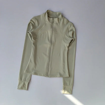 Outdoor Sports Long Sleeved Women Slim Yoga Clothes
